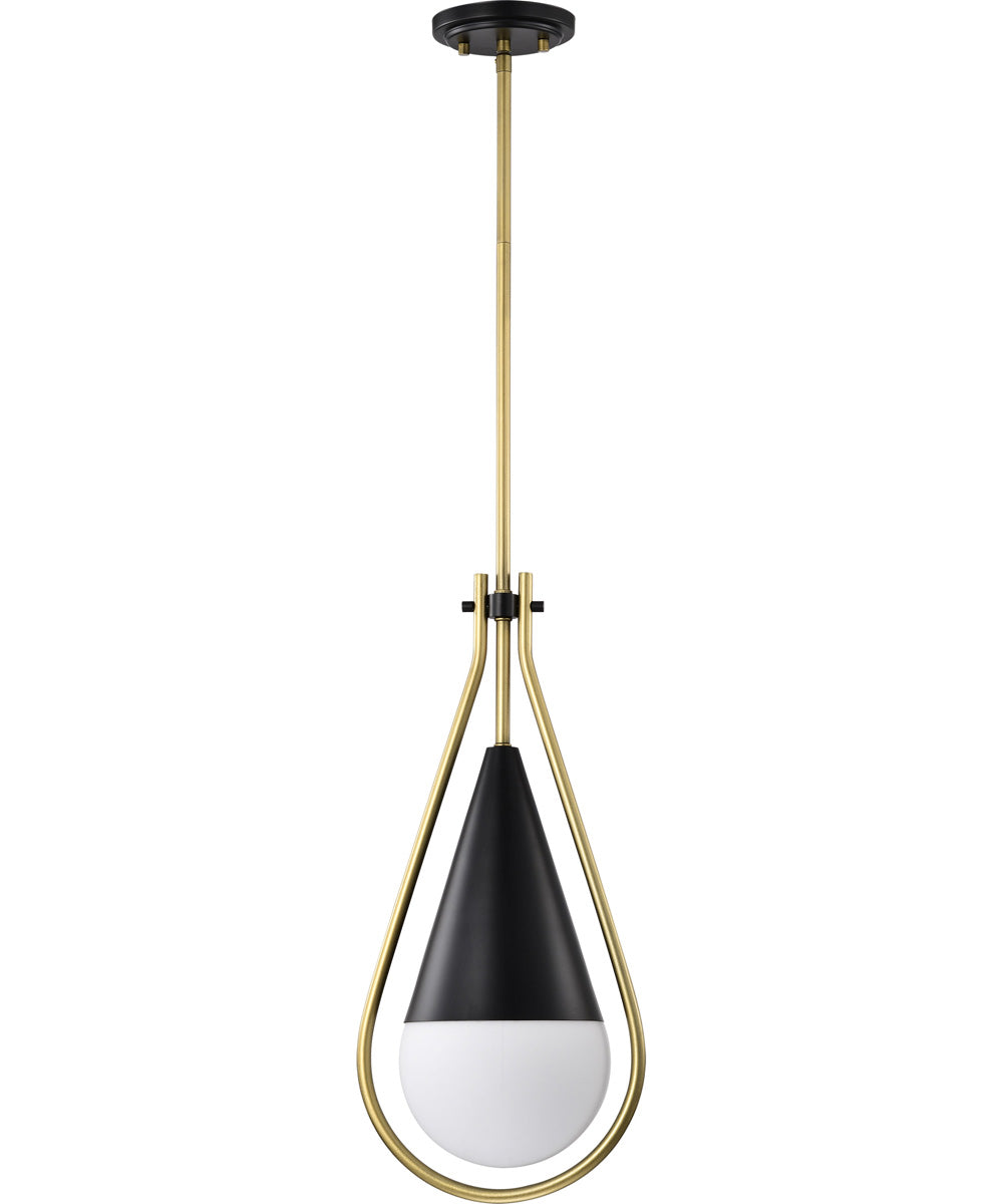 Admiral 1-Light Pendant Matte Black