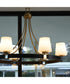 Hidalgo 6-light Chandelier Aged Brass