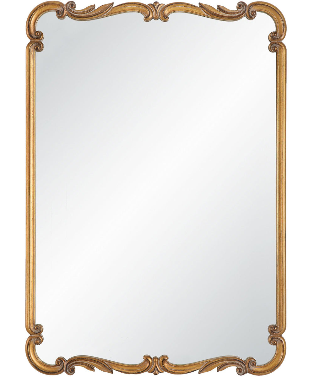 22x32" Wall Mirror in Antique Gold