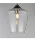 Goblet 12 inch Single Pendant Satin Nickel