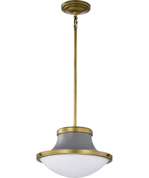 Lafayette 1-Light Pendant Matte Gray