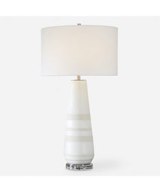 Santino Crackled Ivory Table Lamp
