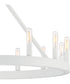Carousel 14 Light Chandelier Matte White