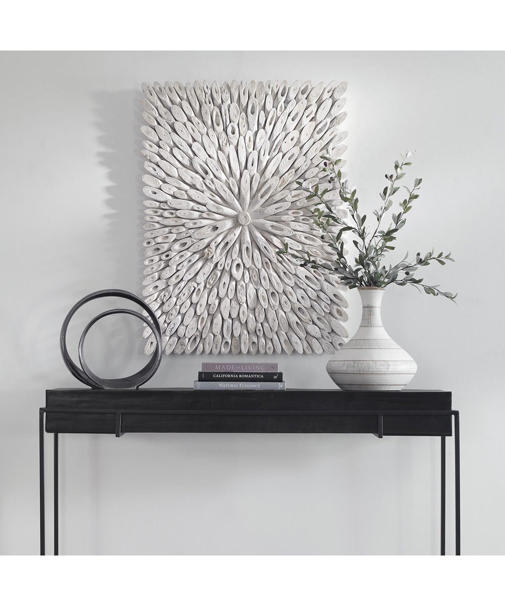 Bahama Wood Whitewashed Wall Decor