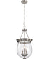 Boliver 3-Light Pendant Brushed Nickel