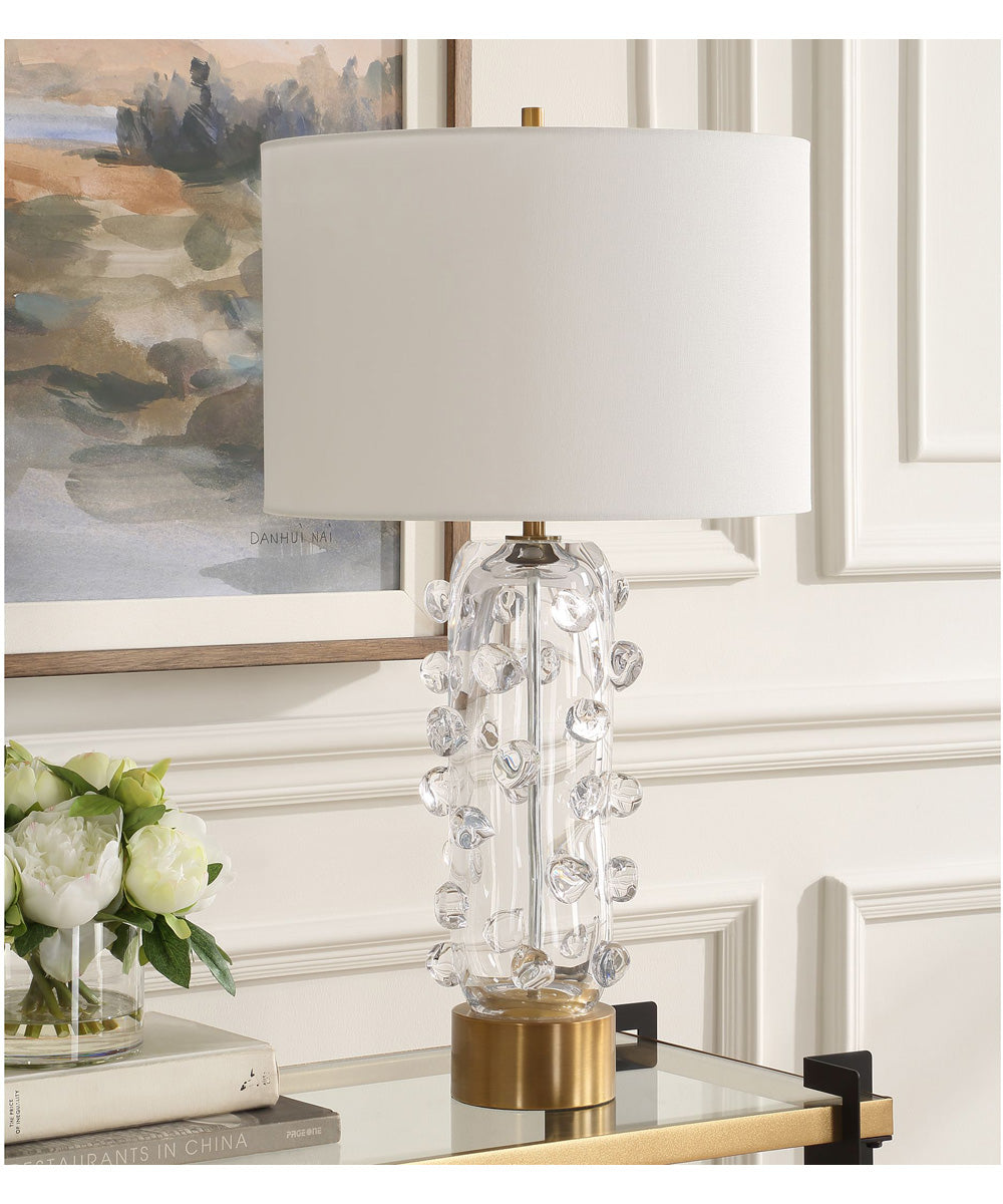 Aura Clear Glass Table Lamp