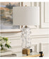 Aura Clear Glass Table Lamp