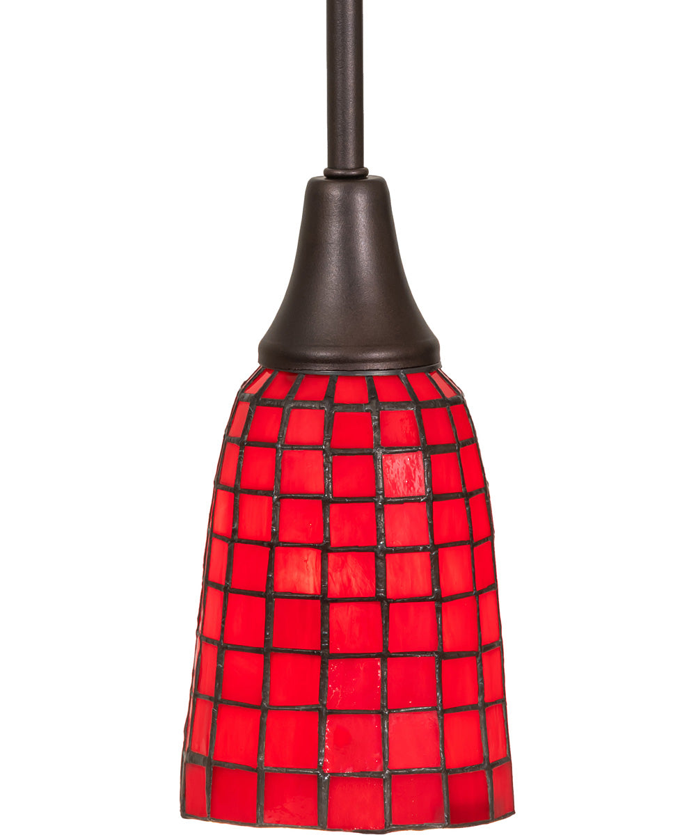5" Wide Terra Roja Mini Pendant