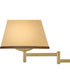 Sonia 1-Light Medium Task Light Sconce in Lacquered Brass