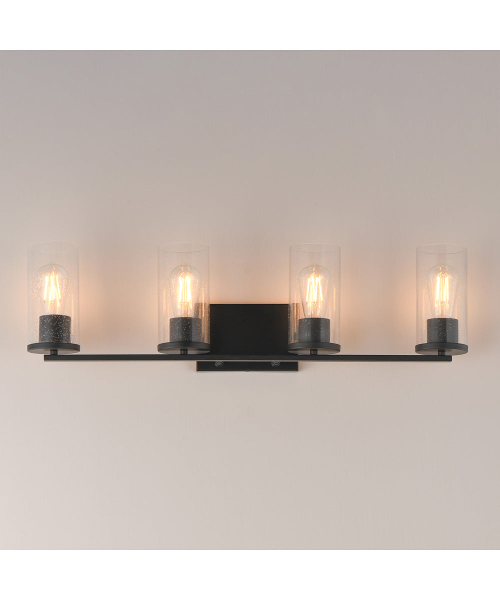 Livingston 4-Light Bath Vanity Black