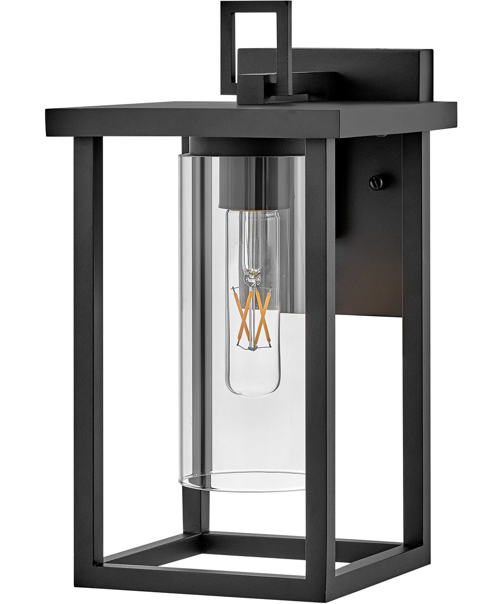 Mateo 1-Light Small Wall Mount in Black