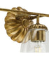 Quillan 3-Light Transitional Bath & Vanity Light Gold Ombre