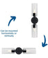 Cofield 2-Light Wall Bracket Matte Black