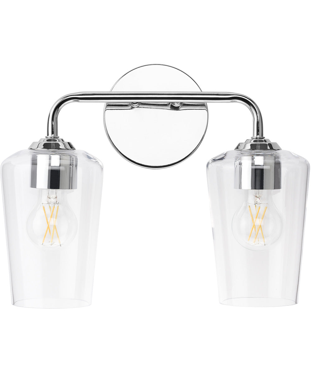 Celino 2-Light Bath & Vanity Polished Chrome