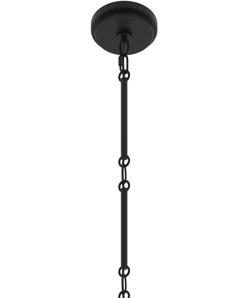 Pilar Extra Large 6-Light Chandelier Matte Black