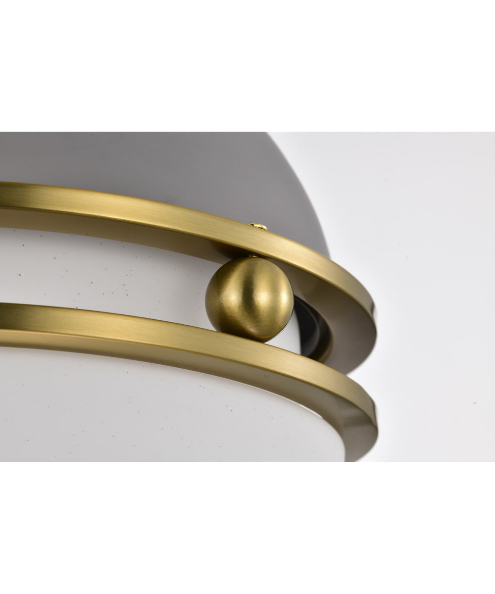 Everton 1-Light Pendant Matte Gray