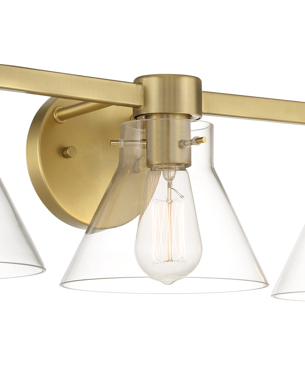 Willow Creek 3 Light Vanity Brushed Gold