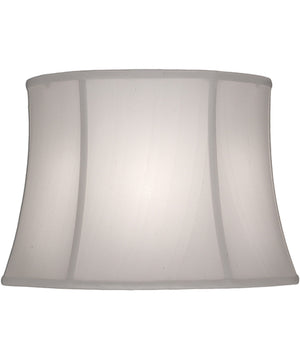 13x16x11 Off White Silk Shantung Modified Bell Softback Lampshade