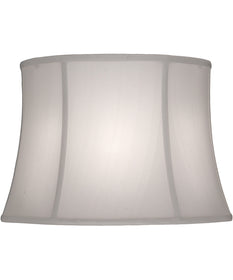 13x16x11 Off White Silk Shantung Modified Bell Softback Lampshade
