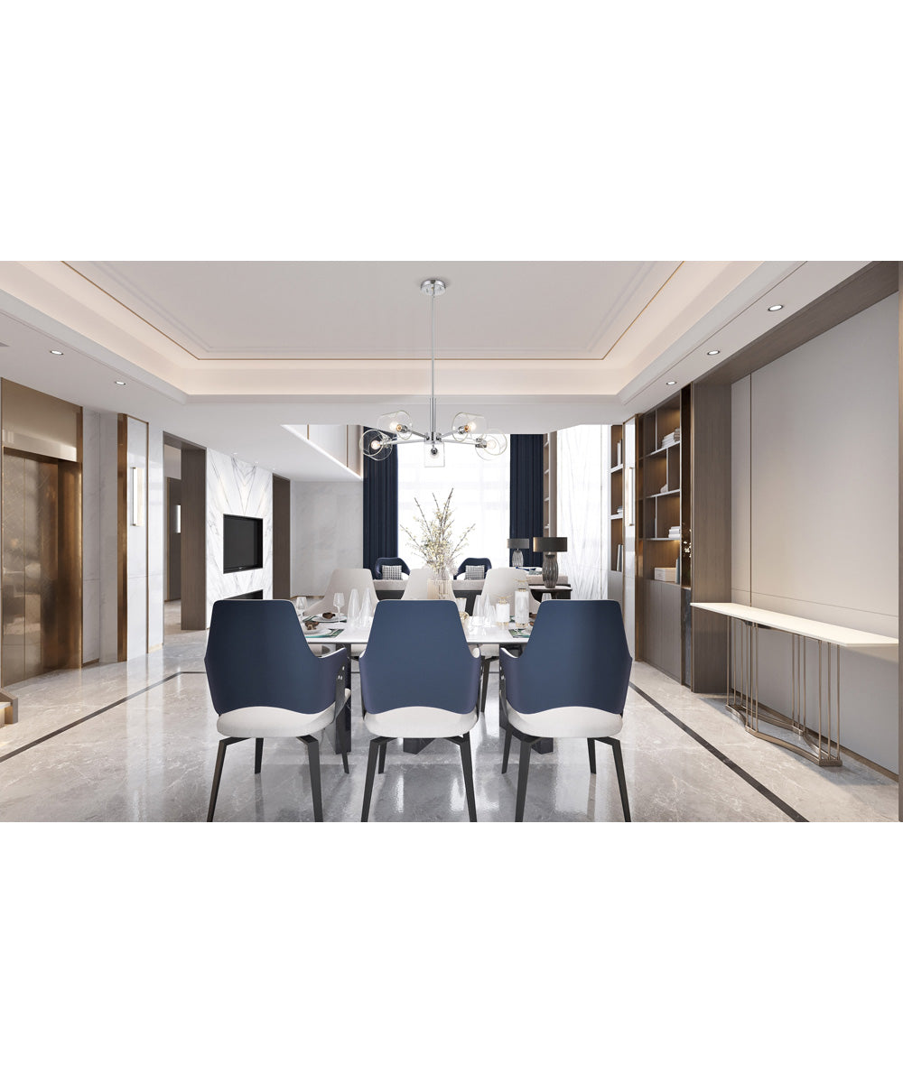 Marlowe 5-Light Chandelier Polished Nickel