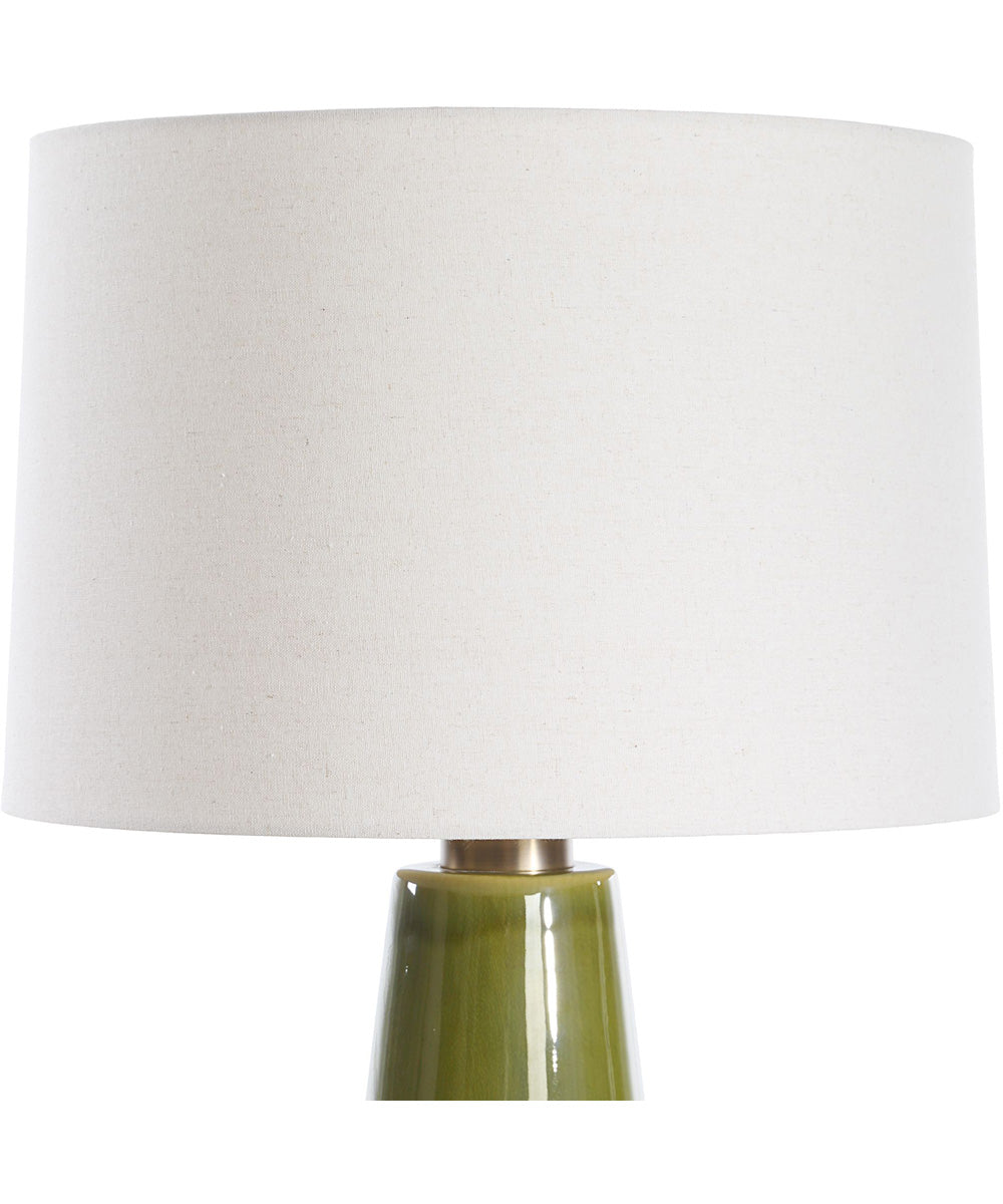 Kelley Moss Green Table Lamp