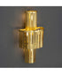 Regalia 3-Tier Wall Sconce Gold Leaf
