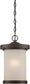 9"W Diego 1-Light LED Outdoor Mahogany Bronze