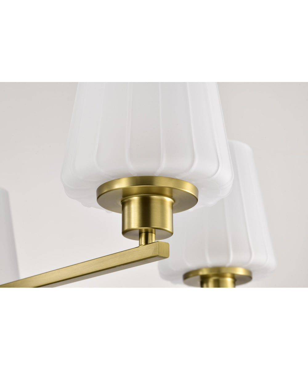 Lune 5-Light Chandelier Vintage Brass
