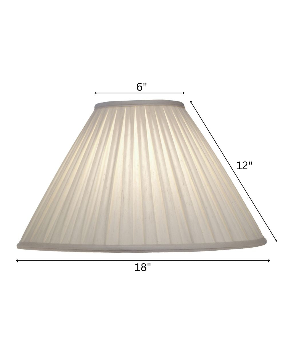 6x18x12 Off White Shadow Empire Softback Lampshade