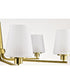 Lune 6-Light Chandelier Vintage Brass