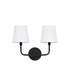 Dawson 2-Light Vanity Matte Black