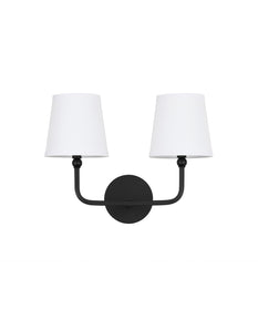 Dawson 2-Light Vanity Matte Black