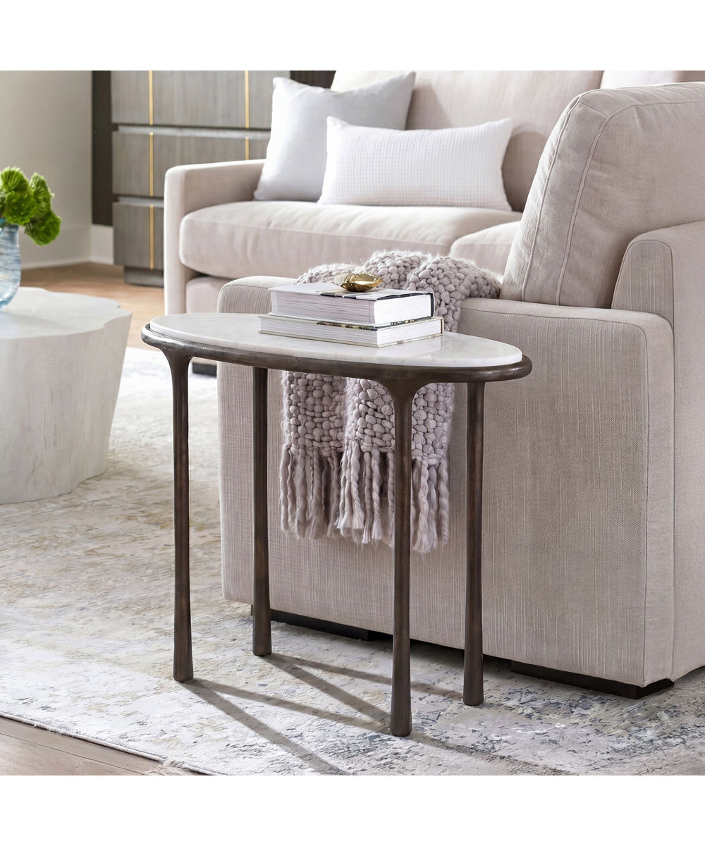 Ata Dark Bronze Accent Table