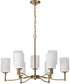 Liam 9-Light Chandelier Burnished Brass
