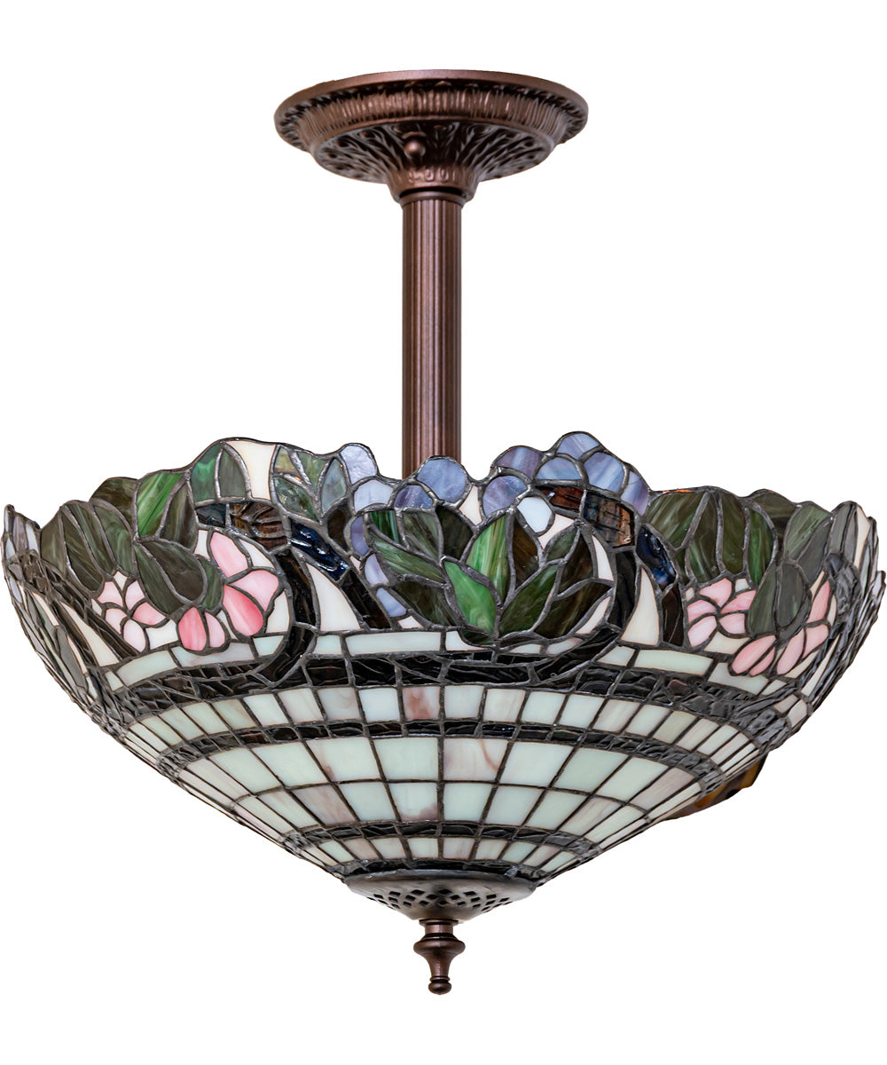 15" Wide Handel Grapevine Semi-Flush Mount