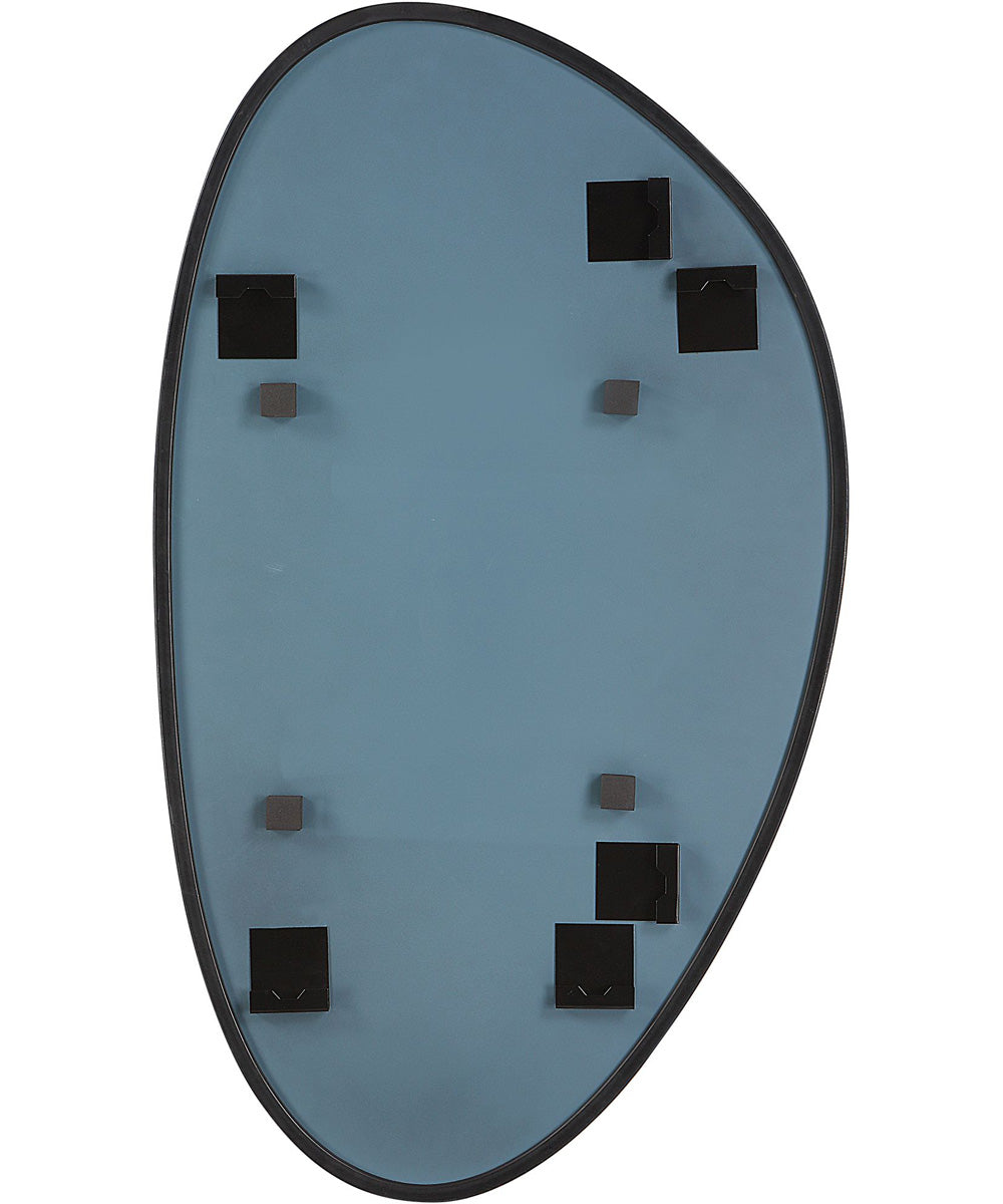 21x36" Wall Mirror Matte Black