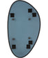 21x36" Wall Mirror Matte Black