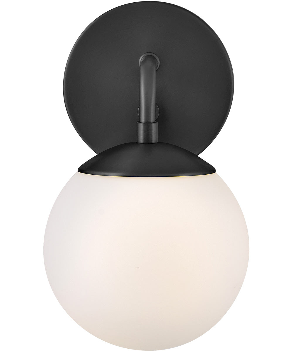 Julep 1-Light Medium Single Light Sconce in Black