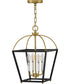 Tate 4-Light Medium Pendant in Black