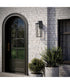 Tryon 1-Light Large Outdoor Wall Lantern Black