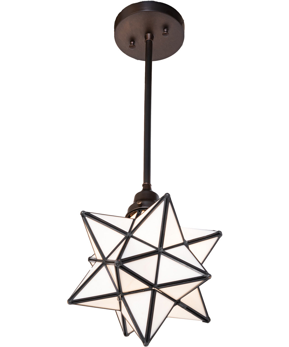 10" Wide Moravian Star Pendant