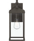Cantley Large Outdoor Wall Lantern with Clear Glass Panels Antique Bronze