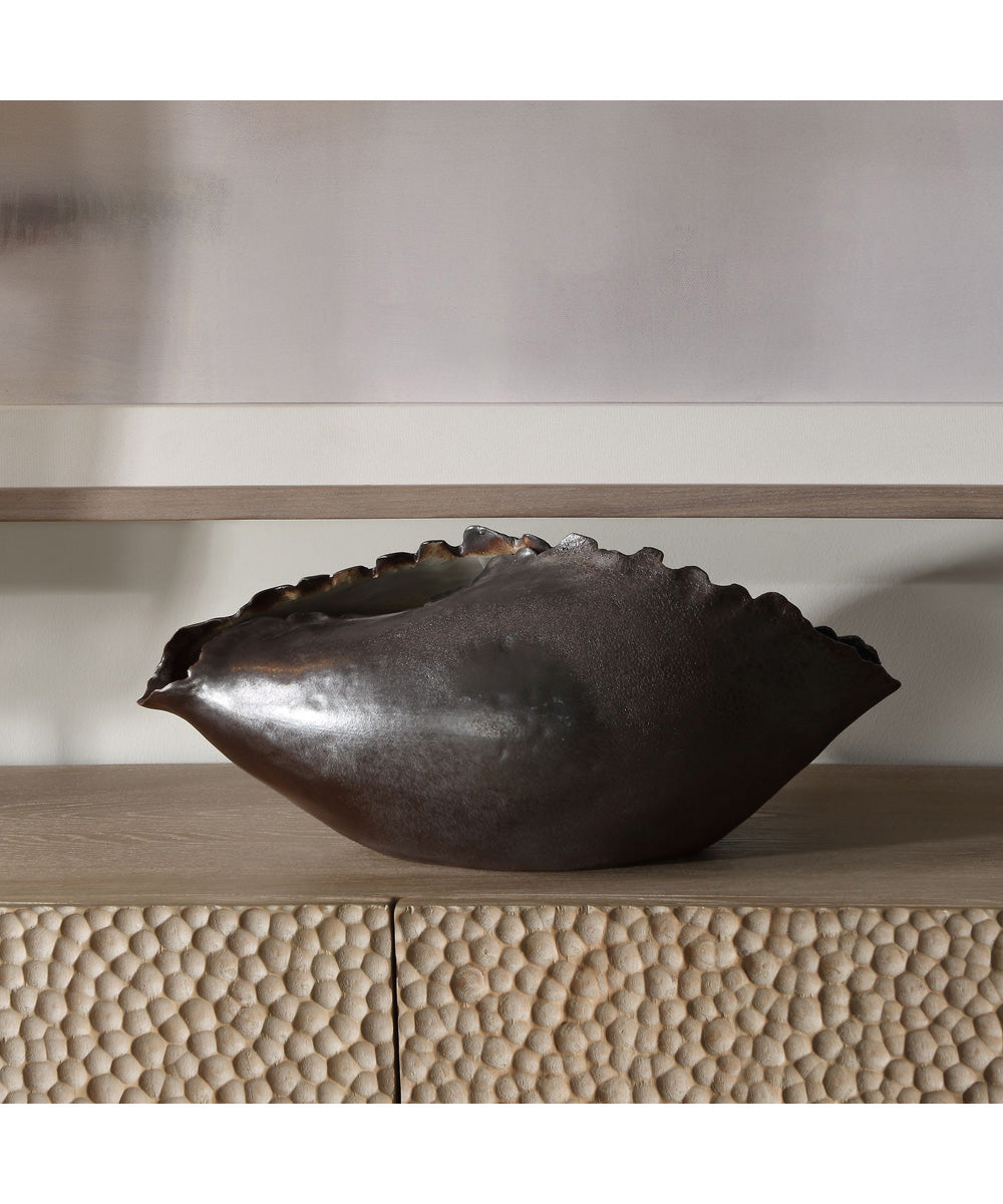 Blossom Bronzed Metallic Vase