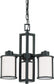 18"W Odeon 3-Light Chandelier Aged Bronze