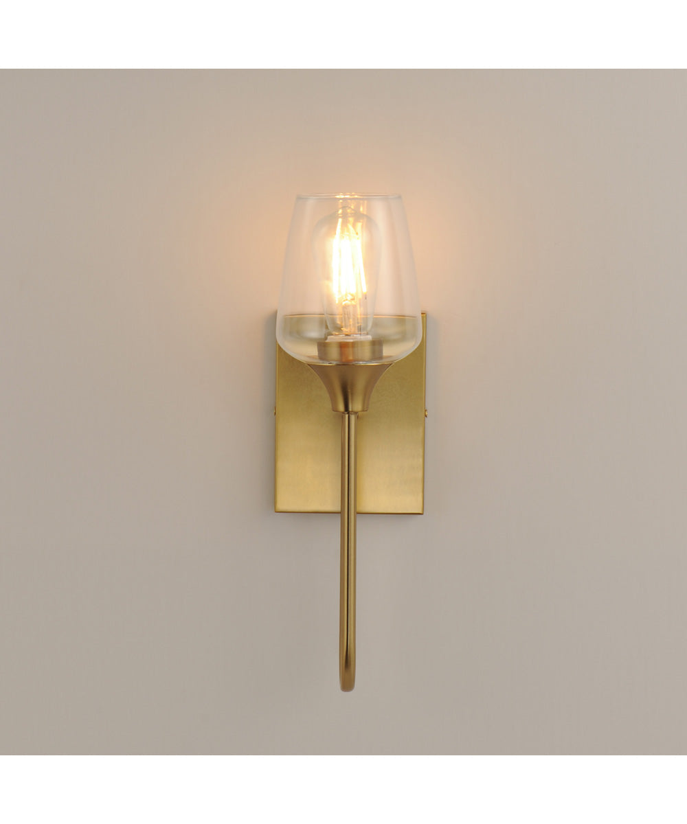Goblet 1-Light Wall Sconce Natural Aged Brass