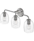 Percy 3-Light Medium Three Light Vanity in Antique Nickel