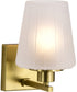 Lune 1-Light Vanity & Wall Vintage Brass