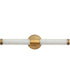 Vaden 2-light Sconce Brushed Brass