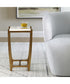 Affinity White Marble Accent Table