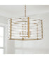 Brynn 4-Light Pendant Aged Brass Painted